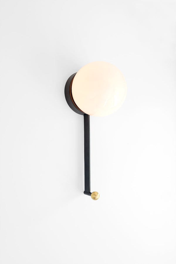 Hook Sconce with integrated hook