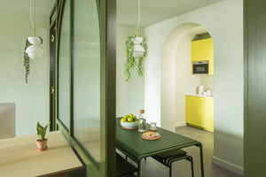 Hemisphere pendant planters, london UK