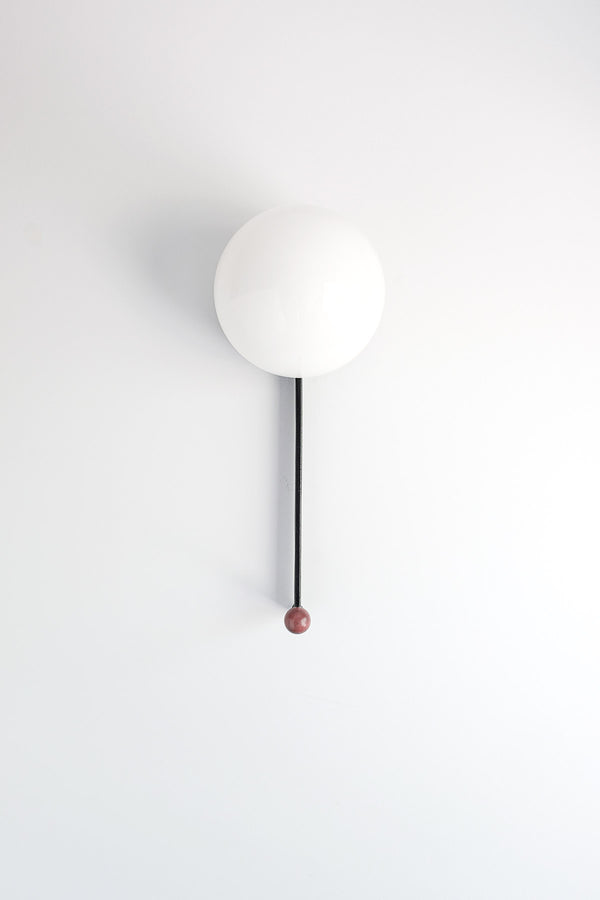 Hook Sconce with integrated hook