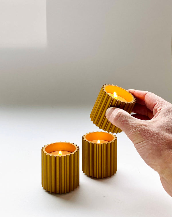 Column Candle Holder (set of 3)