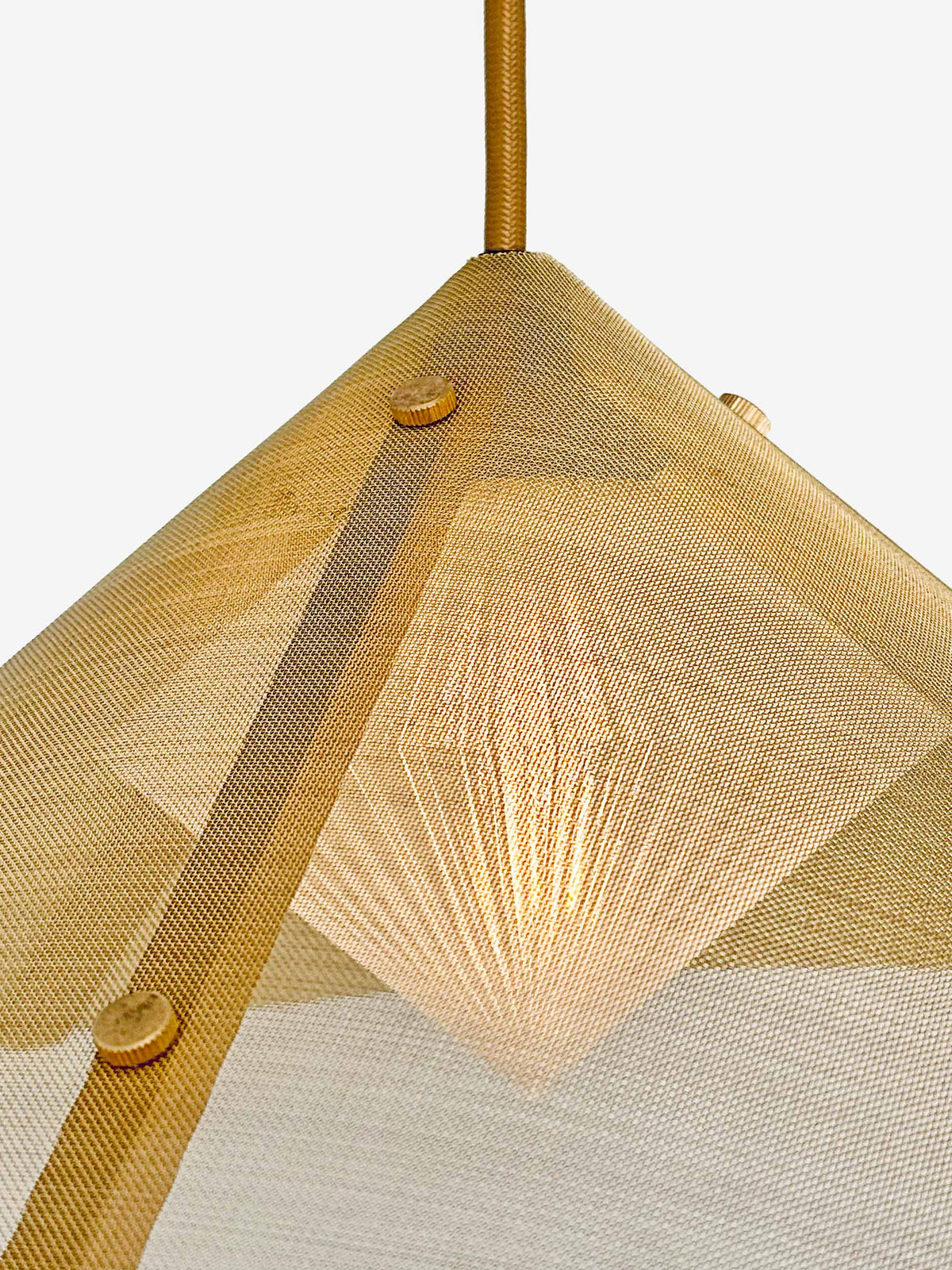 Metal Mesh Pendant Light | Modern Brass & Stainless Steel Lighting ...