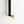 Hook Sconce detail of brass knob on aluminum arm is a wall light with an integrated hook