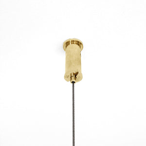 Brass coloured Cable Grip for hanging pendant light