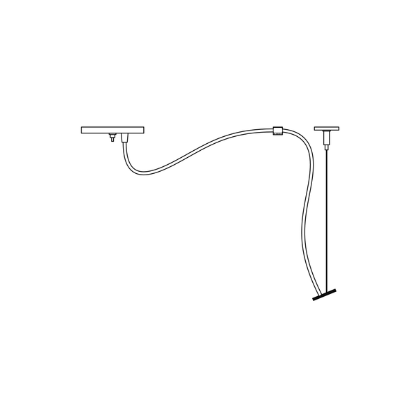 diagram of swag kit installation for hanging a pendant light